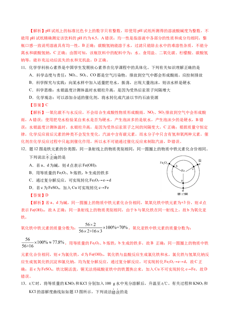 2024年中考押题预测卷02（广东卷）-化学（全解全析）_初中全科电子版试卷练习试题_化学_2024中考模拟题化学(1)_押题预测