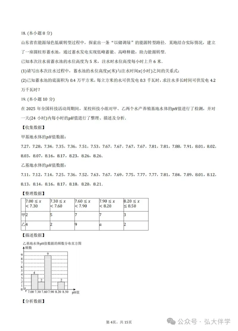 2025年山东中考数学真题完整版_山东历年中考真题_山东省2025中考题_山东省统考（临沂、枣庄、聊城、菏泽）_数学（真题+答案）