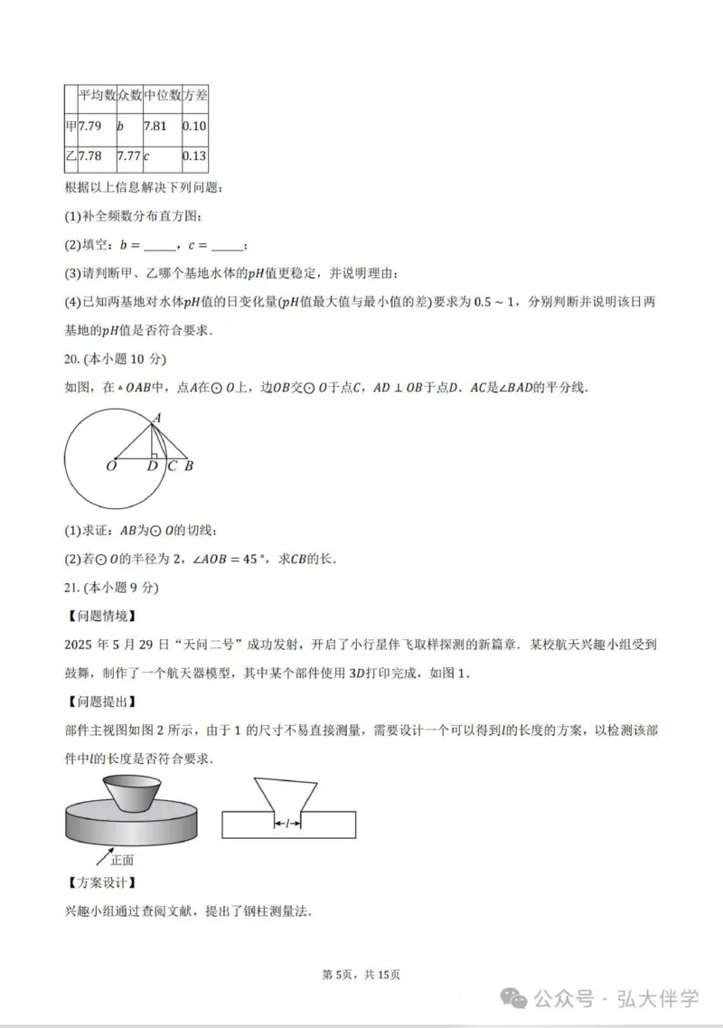 2025年山东中考数学真题完整版_山东历年中考真题_山东省2025中考题_山东省统考（临沂、枣庄、聊城、菏泽）_数学（真题+答案）