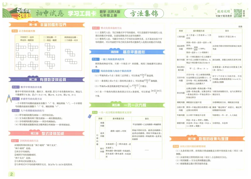 2025版53初中试卷7年级数学北师版上册_初中全科电子版试卷练习试题_初中全科《53中考试卷》2025版（多版本）_2025版53初中试卷789年级数学北师版上下册(1)
