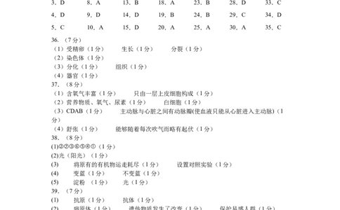 2024年中考押题预测卷02（海南卷）-生物（参考答案及评分标准）_初中全科电子版试卷练习试题_生物_2024中考模拟题生物(1)_押题预测