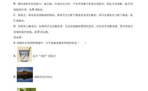 2019山东莱芜物理试卷+答案+解析(word整理版)_山东历年中考真题_山东省历年中考真题2013~2024_初中物理历年真题（2013-2024）
