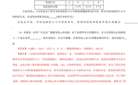 专题5电学实验（人教版）（解析版）_初中全科电子版试卷练习试题_物理_9年级上下册物理试题_人教版物理九年级全一册专项练习（013份）