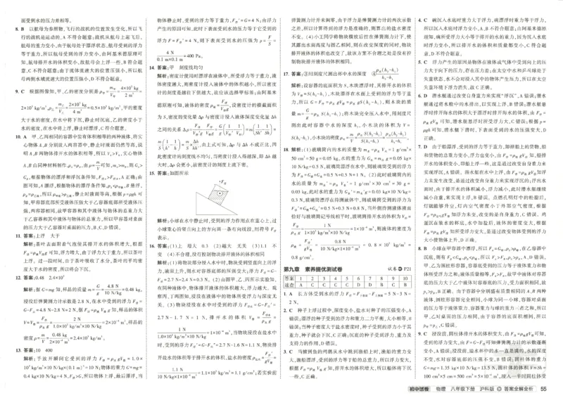 2025春53初中试卷物理沪科版8年级下册_初中全科电子版试卷练习试题_初中全科《53中考试卷》2025版（多版本）_2025春53初中试卷数学、物理沪科版89年级下册(1)