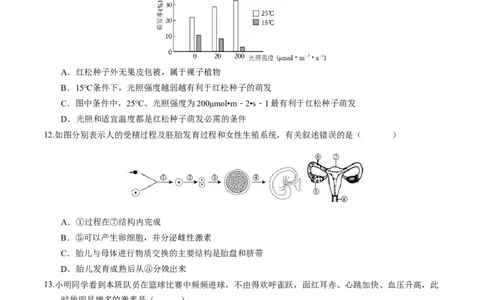 2024年中考押题预测卷（广州卷）-生物（考试版）A4_初中全科电子版试卷练习试题_生物_2024中考模拟题生物(1)_押题预测