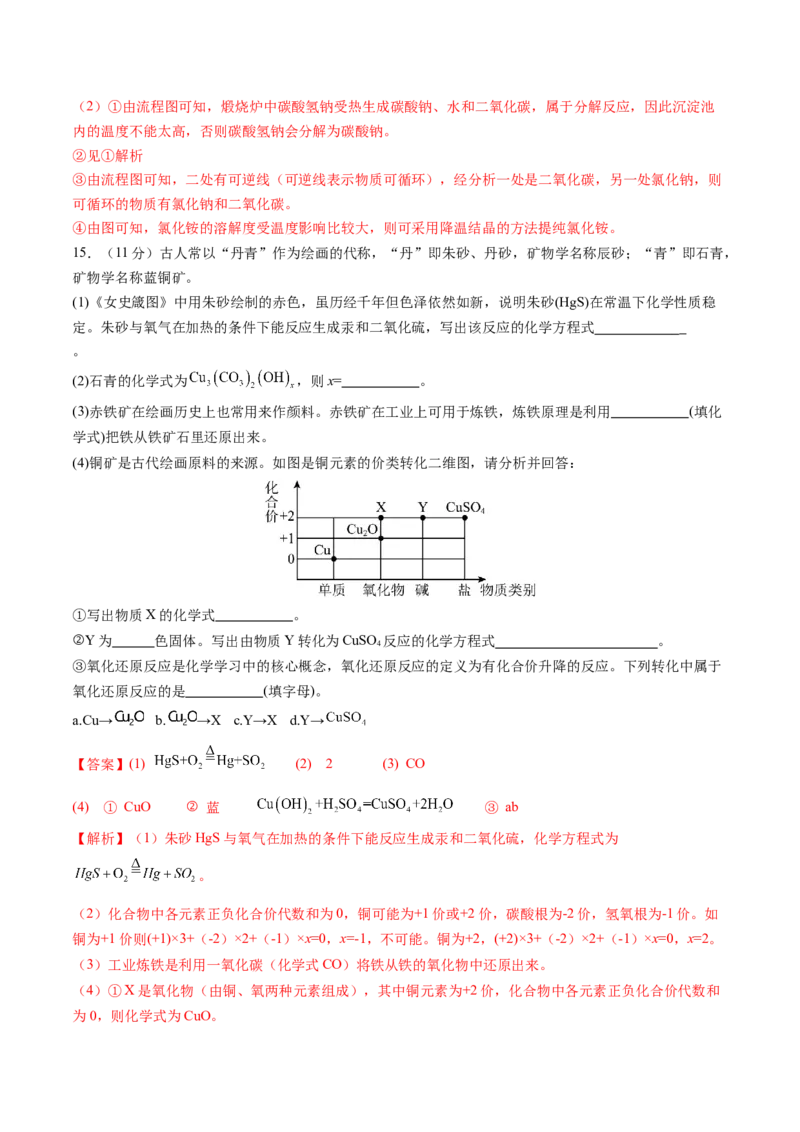 2024年中考押题预测卷02（福建卷）-化学（全解全析）_初中全科电子版试卷练习试题_化学_2024中考模拟题化学(1)_押题预测