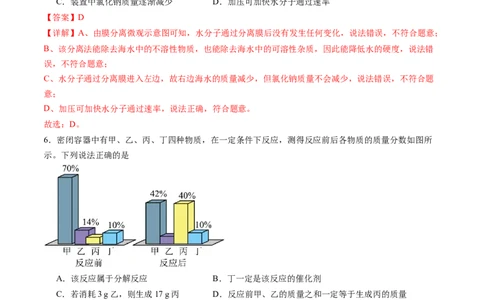 2024年中考押题预测卷（湖南卷）-化学（全解全析）_初中全科电子版试卷练习试题_化学_2024中考模拟题化学(1)_押题预测