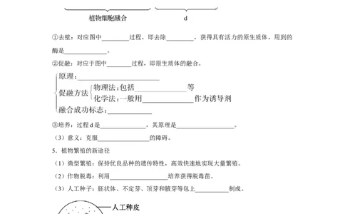 专题36细胞工程（教师版）_新高考复习资料_2023年新高考复习资料_二轮复习_增分要点2023高考生物二轮复习专题解读和分层训练291073137_专题36细胞工程