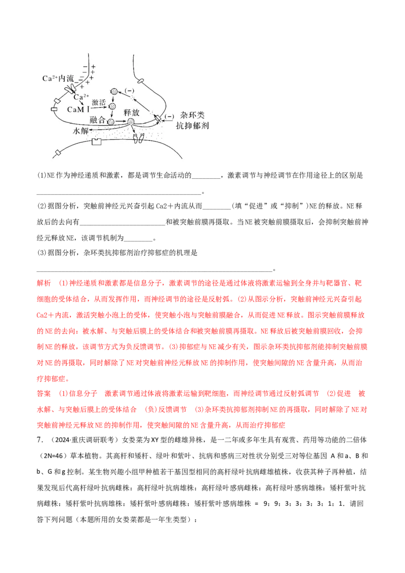 专题17信息提取必刷题（解析版）_2025年新高考资料_二轮复习_2025年高考生物二轮热点题型归纳与变式演练（新高考通用）3404350_专题17信息提取必刷题