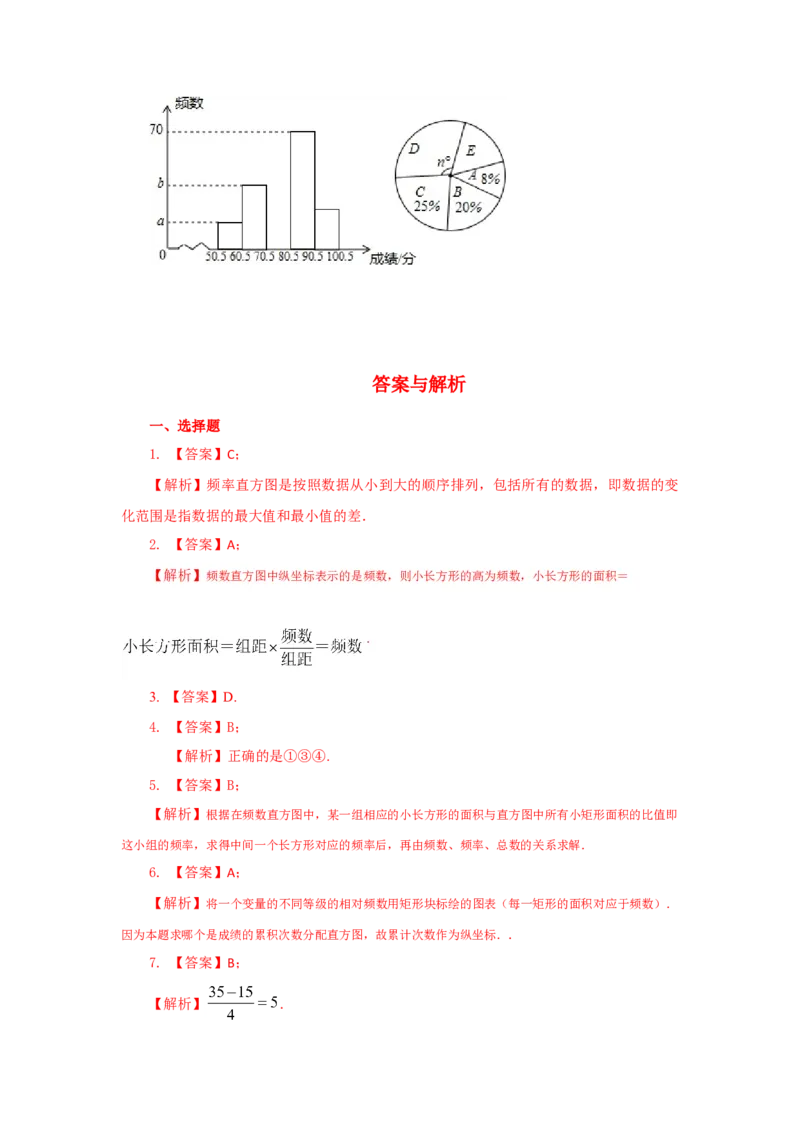 10.2直方图-七年级数学下册要点突破与同步训练（人教版）(28474995)_初中全科电子版试卷练习试题_数学_7下初中人教版数学练习、试卷_人教数学七年级下课时练习（148份）