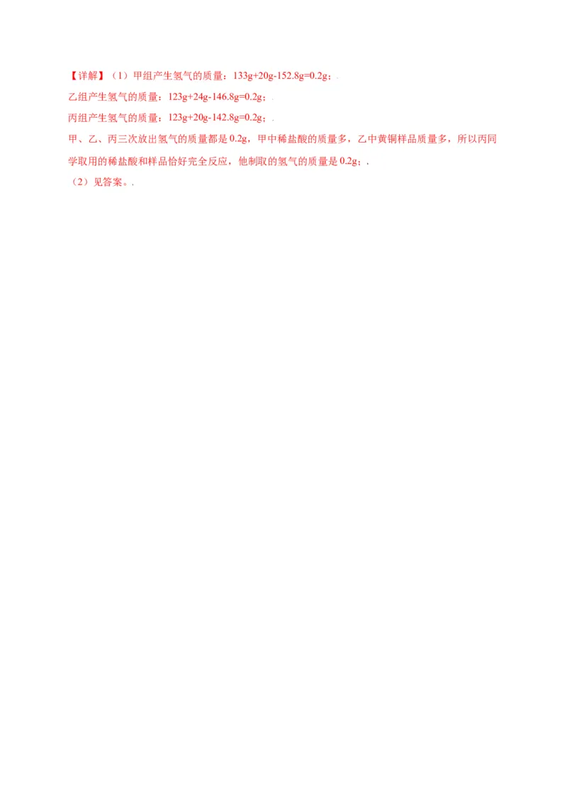 专练07（分类计算15题）（解析版）_初中全科电子版试卷练习试题_化学_9年级上下册化学试题_9年级上试题_人教化学九年级上专项练习（022份）