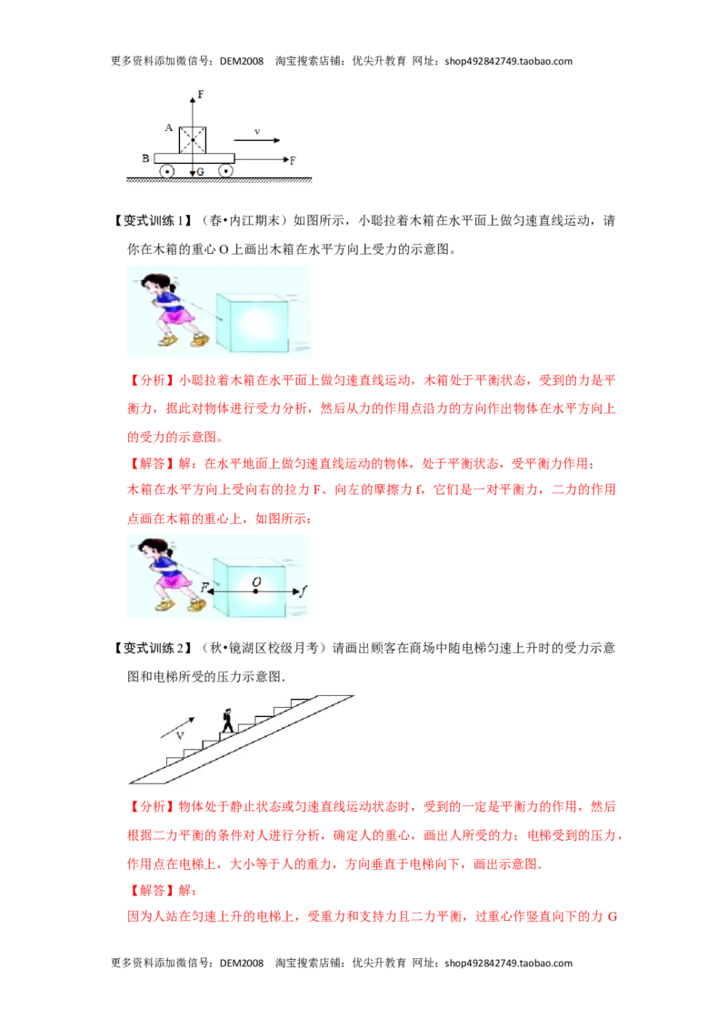 专题05几种力的作图（解析版）_初中全科电子版试卷练习试题_物理_8年级下册物理试题_人教版物理八年级下专项练习（029份）