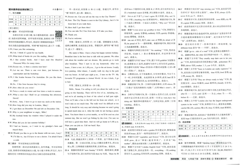 2025春53初中试卷英语译林牛津版八年级下册_初中全科电子版试卷练习试题_初中全科《53中考试卷》2025版（多版本）_2025春53初中试卷英语译林牛津版78年级下册(1)