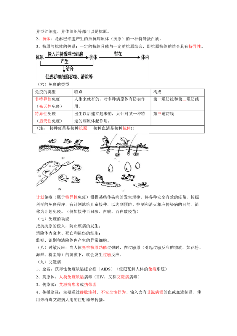 专题09健康的生活（解析版）-2021-2022学年八年级上学期期末复习之重难点突破（人教版）_初中全科电子版试卷练习试题_生物_生物8上练习_人教生物8年级上专项练习23份