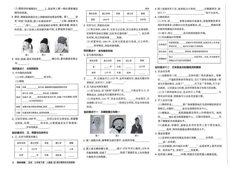 2025春53初中试卷历史人教版7年级下册_初中全科电子版试卷练习试题_初中全科《53中考试卷》2025版（多版本）_2025春53初中试卷7年级下册人教版(1)