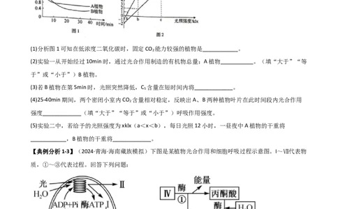 专题15非选择题必刷（6大题型）（原卷版）_2025年新高考资料_二轮复习_2025年高考生物二轮热点题型归纳与变式演练（新高考通用）3404350_专题15非选择题必刷（6大题型）