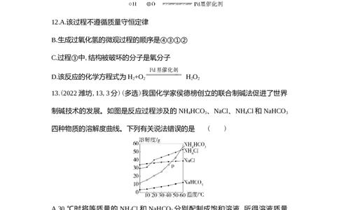 2022潍坊化学试卷+答案+解析(word整理版)_山东历年中考真题_山东省历年中考真题2013~2024_初中化学历年真题（2013-2024）