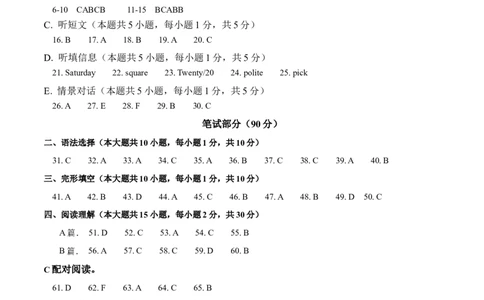 2024年中考押题预测卷01（广东卷)-英语（参考答案）_初中全科电子版试卷练习试题_英语_2024中考模拟题英语(1)_押题预测