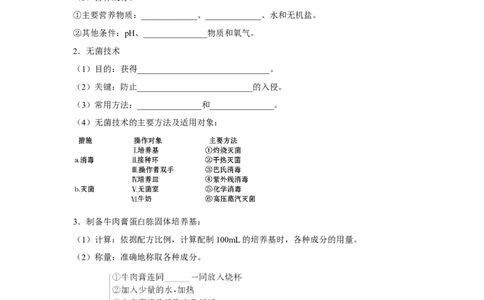 专题33微生物的培养与利用（教师版）_新高考复习资料_2023年新高考复习资料_二轮复习_增分要点2023高考生物二轮复习专题解读和分层训练291073137_专题33微生物的培养与利用