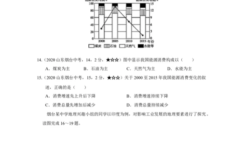 23地理&mdash;&mdash;山东省烟台市word版，含答案全析(1)_山东历年中考真题_山东省历年中考真题2013~2024_初中地理历年真题（2013-2024）