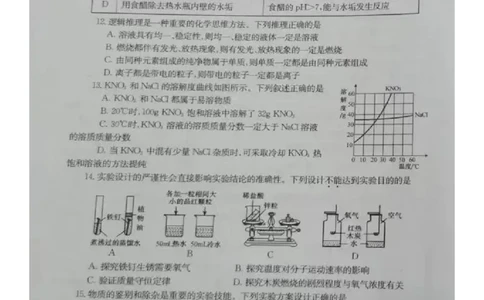 2023烟台化学试卷(图片版)_山东历年中考真题_山东省历年中考真题2013~2024_初中化学历年真题（2013-2024）