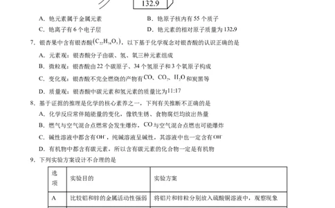 2024年中考押题预测卷02（福建卷）-化学（考试版）A4_初中全科电子版试卷练习试题_化学_2024中考模拟题化学(1)_押题预测