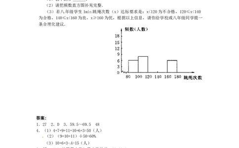 10.2　直方图　　检测题2_初中全科电子版试卷练习试题_数学_7下初中人教版数学练习、试卷_人教数学七年级下课时练习（148份）_同步练习（第3套含答案）（共59份）