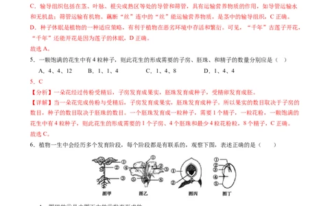 2024年中考押题预测卷（深圳卷）-生物（全解全析）_初中全科电子版试卷练习试题_生物_2024中考模拟题生物(1)_押题预测