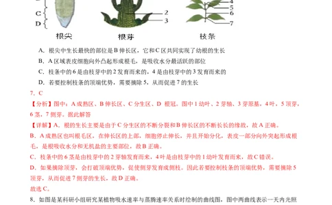 2024年中考押题预测卷（深圳卷）-生物（全解全析）_初中全科电子版试卷练习试题_生物_2024中考模拟题生物(1)_押题预测
