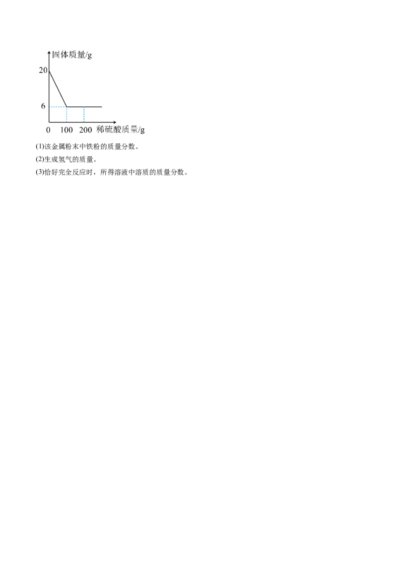 2024年中考押题预测卷01（天津卷）-化学（考试版）A4_初中全科电子版试卷练习试题_化学_2024中考模拟题化学(1)_押题预测