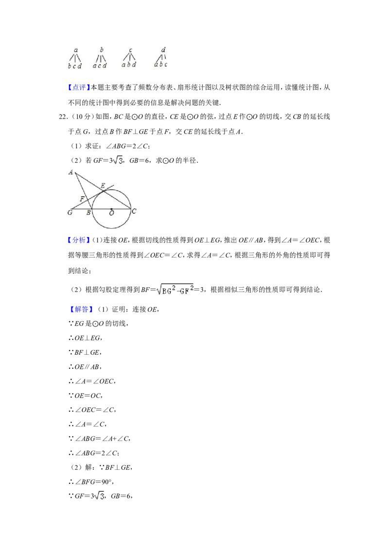 2019山东菏泽数学试卷+答案+解析(word整理版)_山东历年中考真题_山东省历年中考真题2013~2024_初中数学历年真题（2013-2024）