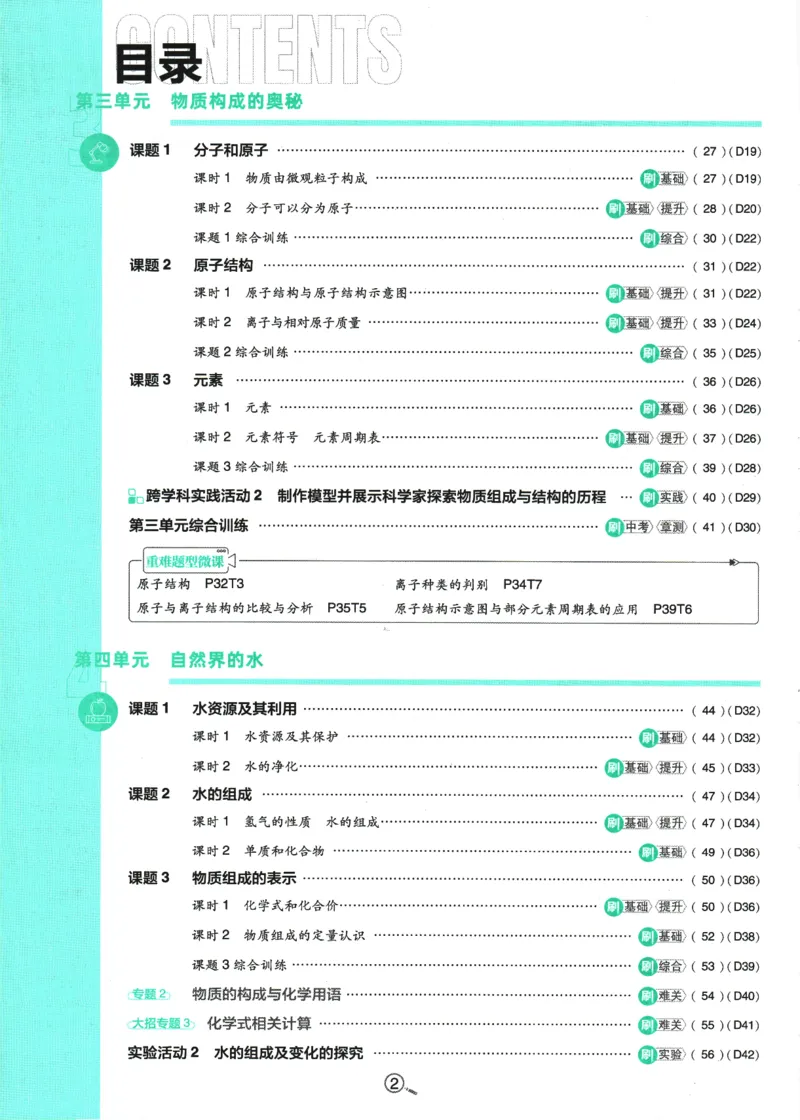 2025版《初中必刷题》化学RJ9上_初中全科电子版试卷练习试题_25初中必刷题_2025版《初中必刷题》化学RJ9上