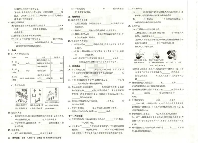 2025春53初中试卷生物苏教版8年级下册(1)_初中全科电子版试卷练习试题_初中全科《53中考试卷》2025版（多版本）