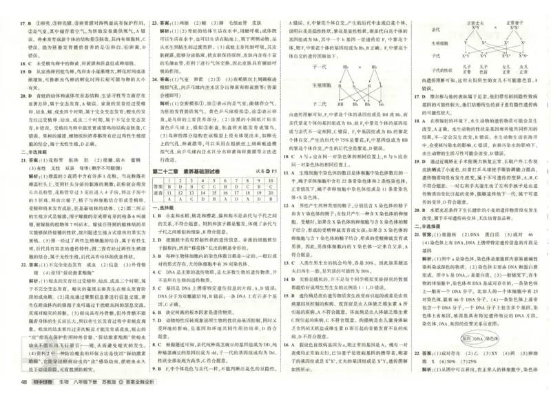 2025春53初中试卷生物苏教版8年级下册(1)_初中全科电子版试卷练习试题_初中全科《53中考试卷》2025版（多版本）