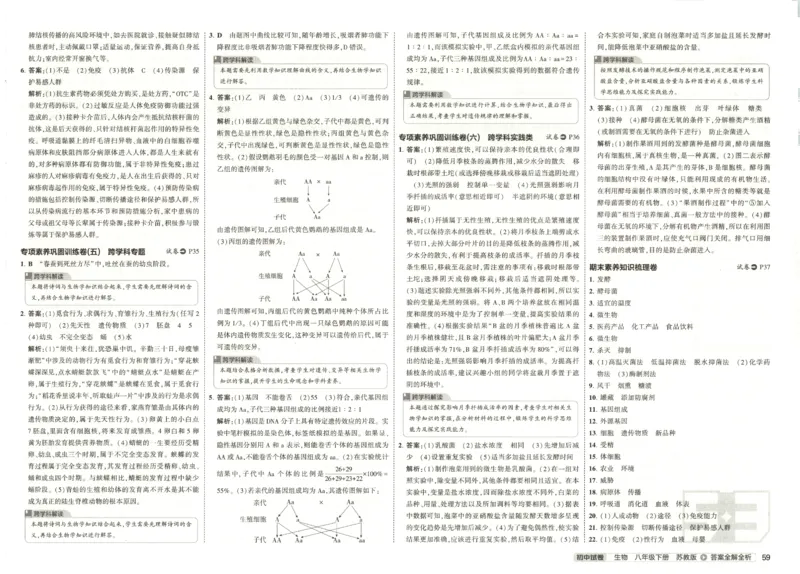 2025春53初中试卷生物苏教版8年级下册(1)_初中全科电子版试卷练习试题_初中全科《53中考试卷》2025版（多版本）