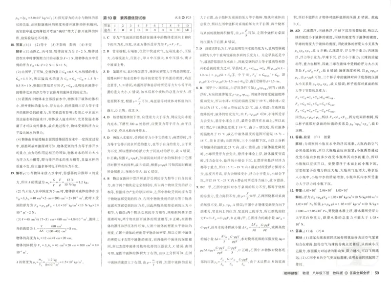 2025春53初中试卷物理教科版8年级下册(1)_初中全科电子版试卷练习试题_初中全科《53中考试卷》2025版（多版本）