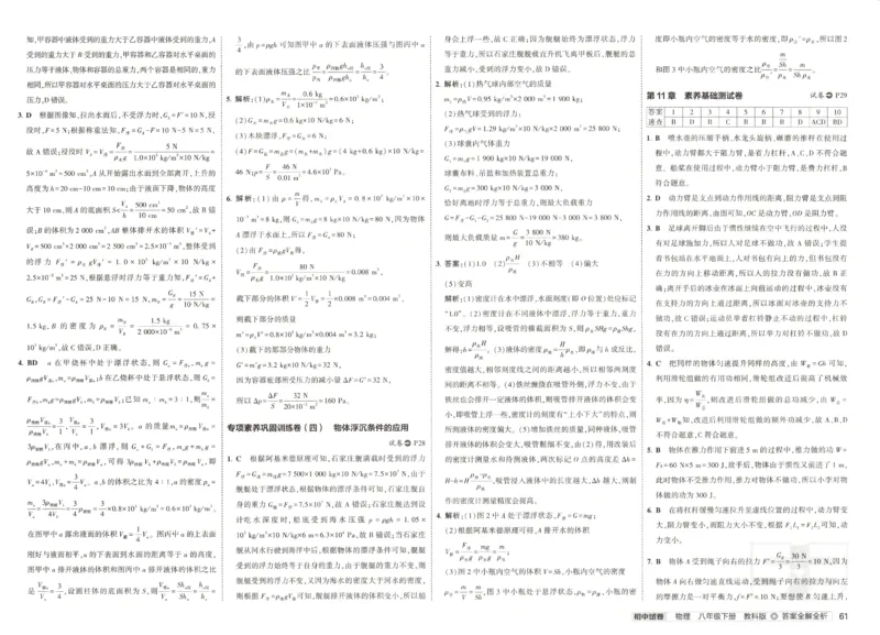 2025春53初中试卷物理教科版8年级下册(1)_初中全科电子版试卷练习试题_初中全科《53中考试卷》2025版（多版本）