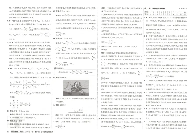 2025春53初中试卷物理教科版8年级下册(1)_初中全科电子版试卷练习试题_初中全科《53中考试卷》2025版（多版本）