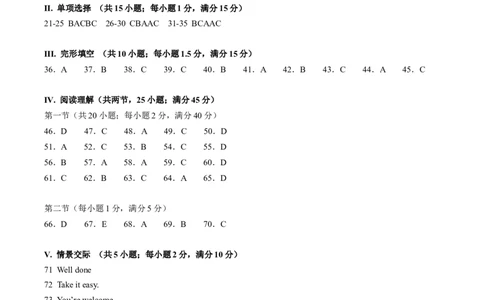 2024年中考押题预测卷01（福建卷）-英语（参考答案）_初中全科电子版试卷练习试题_英语_2024中考模拟题英语(1)_押题预测