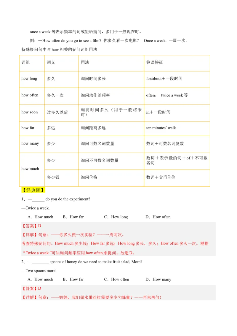 Unit2知识讲解-2023-2024学年八年级英语上册基础知识专项讲练（人教版）_初中全科电子版试卷练习试题_英语_8年级上册-初中人教版英语_人教英语八年级上专项练习（044份）