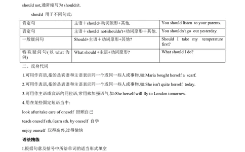专题04语法精讲精练（学生版）-2022-2023学年八年级下册期中考试复习宝典（人教版）_初中全科电子版试卷练习试题_英语_8年级下册-初中人教版英语_人教英语八年级下培优专项