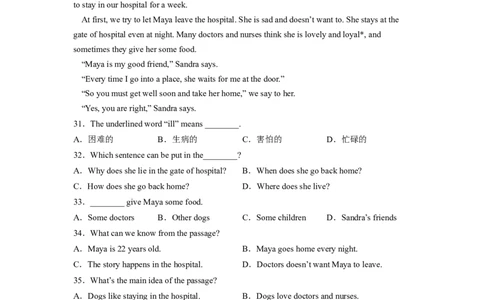 Unit5（B卷&middot;能力提升）-单元测试2023学年七下分层训练AB卷（人教版）（原卷版）_初中全科电子版试卷练习试题_英语_7年级下册-初中人教版英语_人教英语七年级下单元试卷（60份）