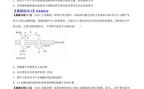 专题14选择题必刷（5大题型）（原卷版）_2025年新高考资料_二轮复习_2025年高考生物二轮热点题型归纳与变式演练（新高考通用）3404350_专题14选择题必刷（5大题型）