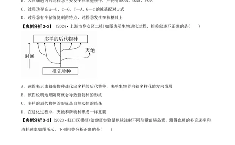专题14选择题必刷（5大题型）（原卷版）_2025年新高考资料_二轮复习_2025年高考生物二轮热点题型归纳与变式演练（新高考通用）3404350_专题14选择题必刷（5大题型）
