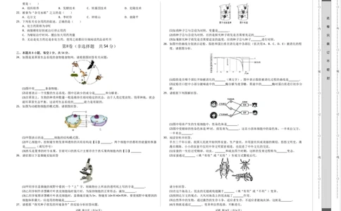2024年中考押题预测卷02（天津卷）-生物（考试版）A3_初中全科电子版试卷练习试题_生物_2024中考模拟题生物(1)_押题预测