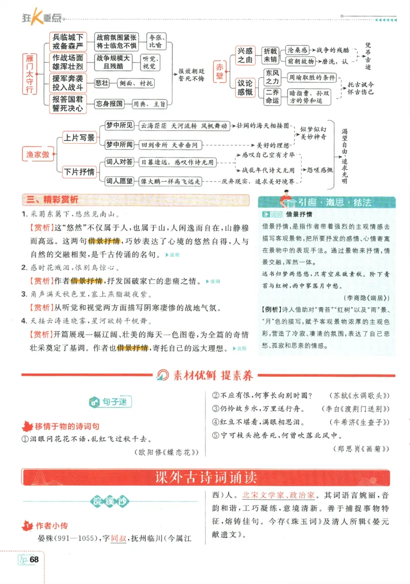 2025版《初中必刷题》语文RJ8上-狂K重点_初中全科电子版试卷练习试题_25初中必刷题_2025版《初中必刷题》语文RJ8上