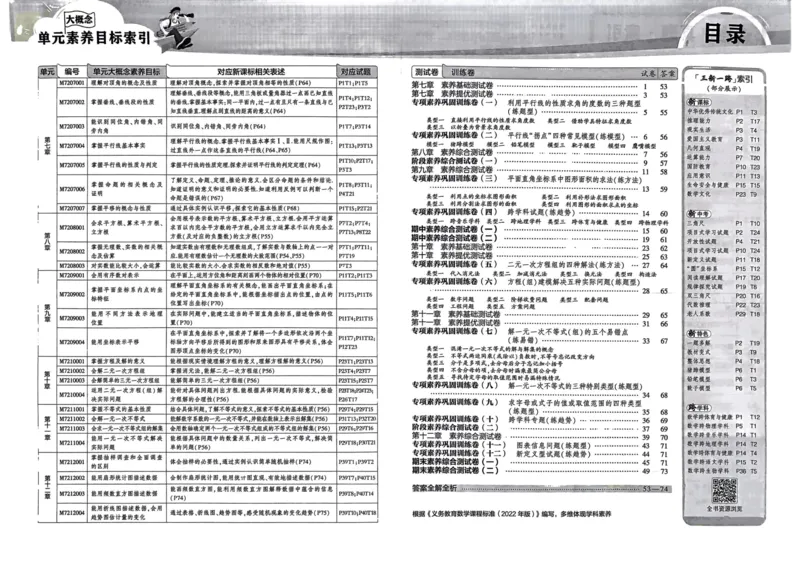2025春53初中试卷数学人教版7年级下册_初中全科电子版试卷练习试题_初中全科《53中考试卷》2025版（多版本）_2025春53初中试卷7年级下册人教版(1)