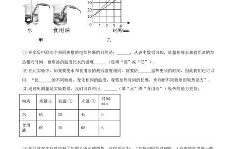 专题三仿真必刷实验题(二）（人教版）_初中全科电子版试卷练习试题_物理_9年级上下册物理试题_人教版物理九年级全一册专项练习（013份）
