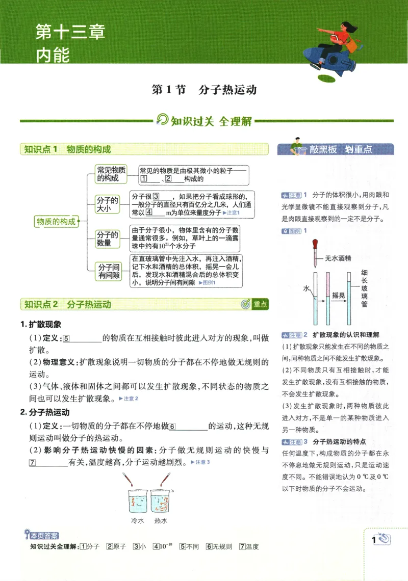 2025版《初中必刷题》物理RJ9上-狂K重点_初中全科电子版试卷练习试题_25初中必刷题_2025版《初中必刷题》物理RJ9上