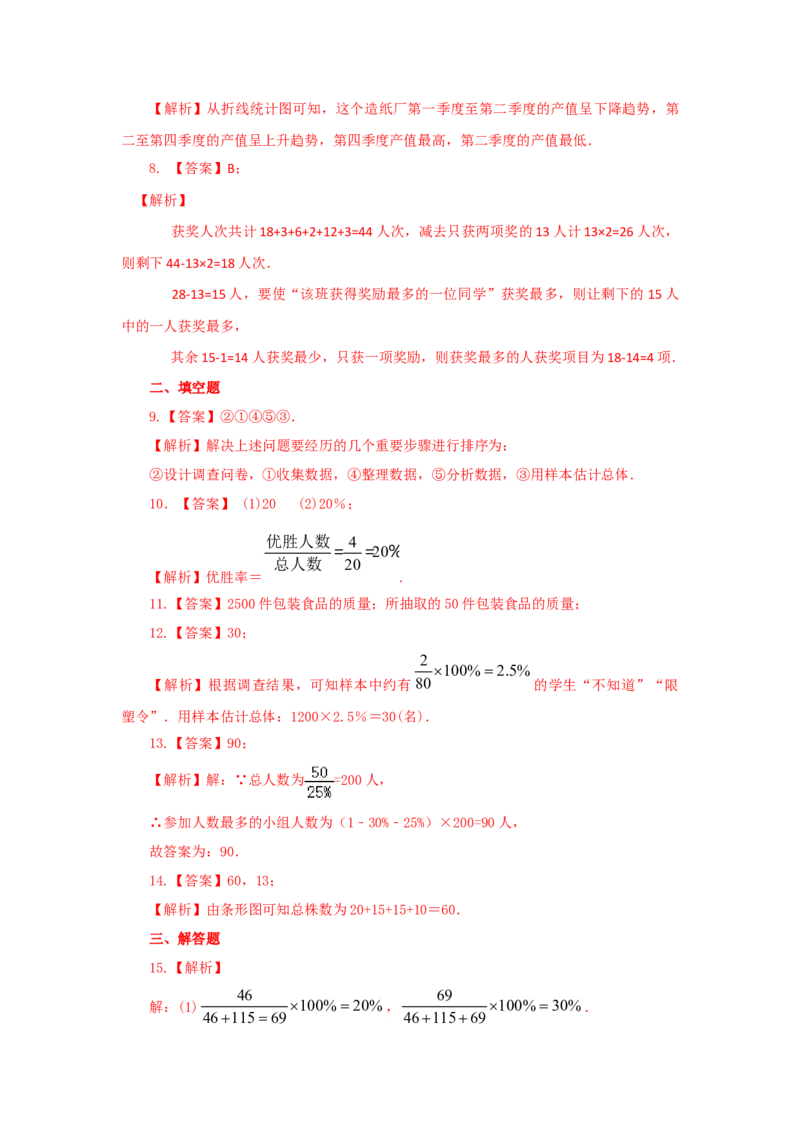 10.1统计调查-七年级数学下册要点突破与同步训练（人教版）(28474992)_初中全科电子版试卷练习试题_数学_7下初中人教版数学练习、试卷_人教数学七年级下课时练习（148份）